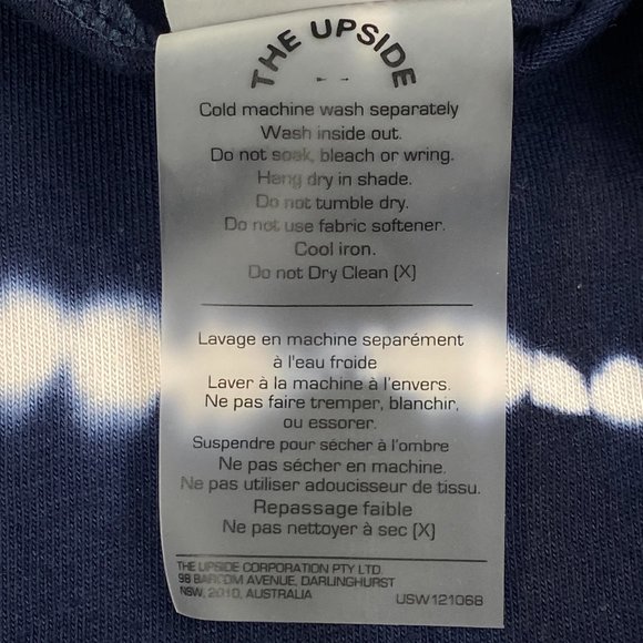 The Upside Leggings Women's Small Indigo Tie‎ Dye Cotton Lounge Pants - Picture 10 of 15